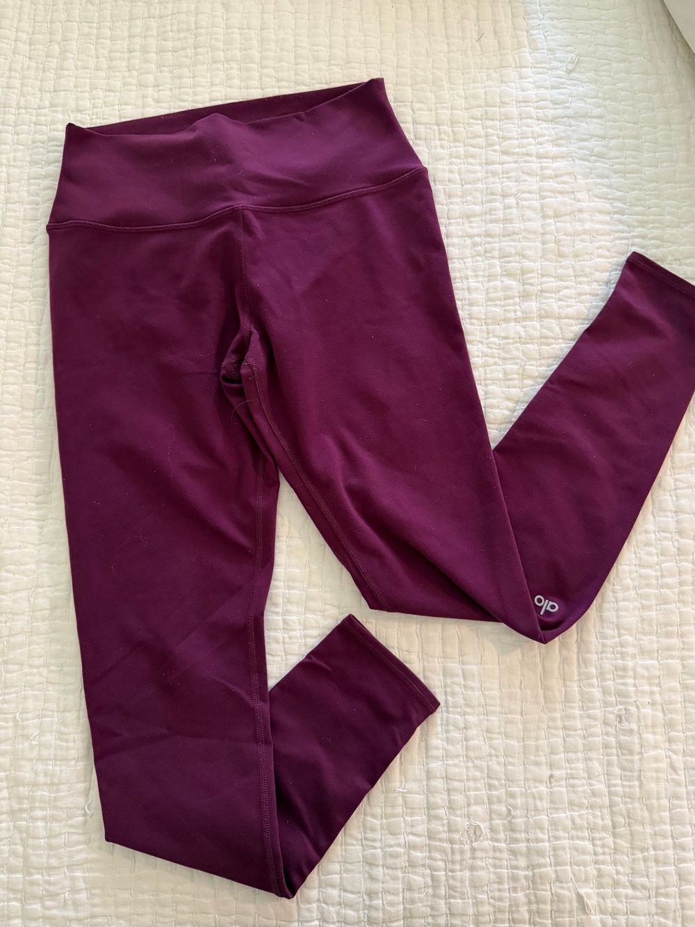 ALO Yoga Kids Plum High-Rise Active Leggings